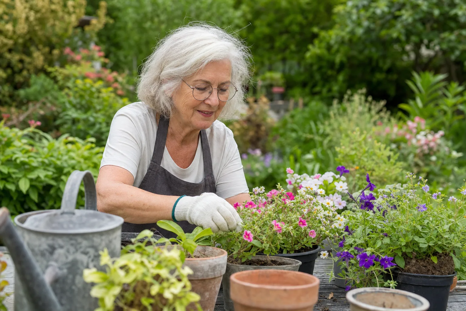 Jardinage pour seniors: les 10 plantes les plus faciles